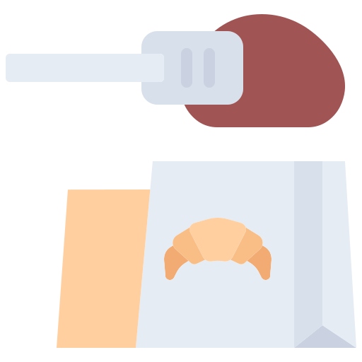 パン Coloring Flat icon