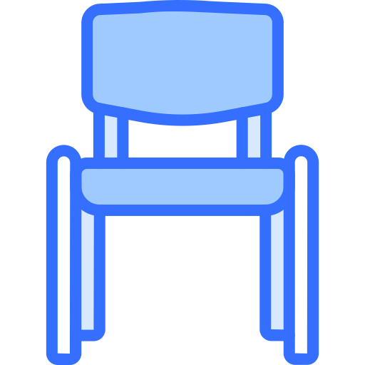 braço de cadeira Coloring Blue Ícone