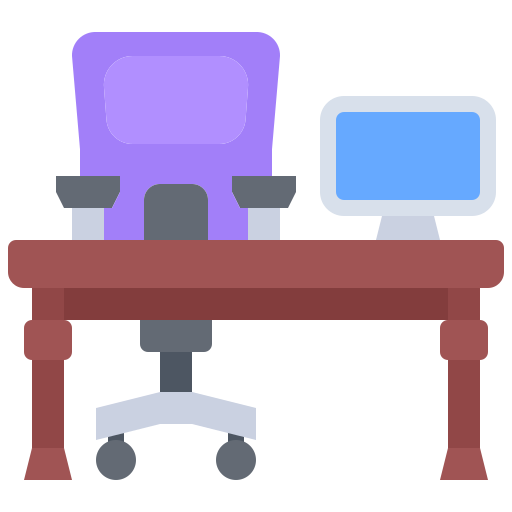 Furniture Coloring Flat icon