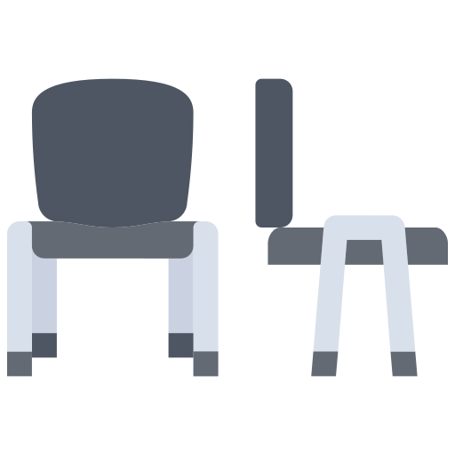 braço de cadeira Coloring Flat Ícone