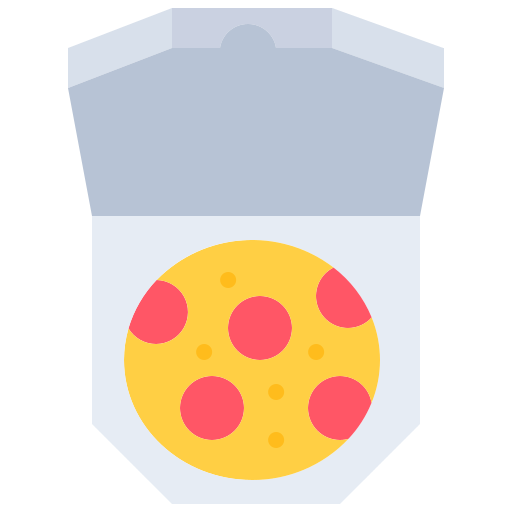 pizza Coloring Flat Ícone
