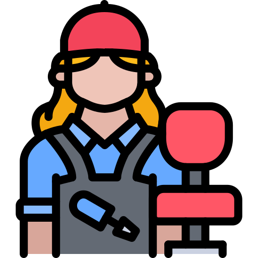 Worker Coloring Color icon