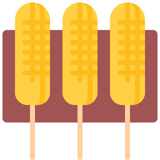 maíz Coloring Flat icono