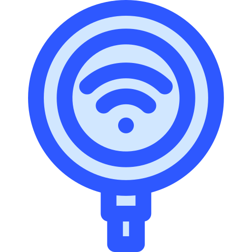 draadloos opladen Generic Blue icoon