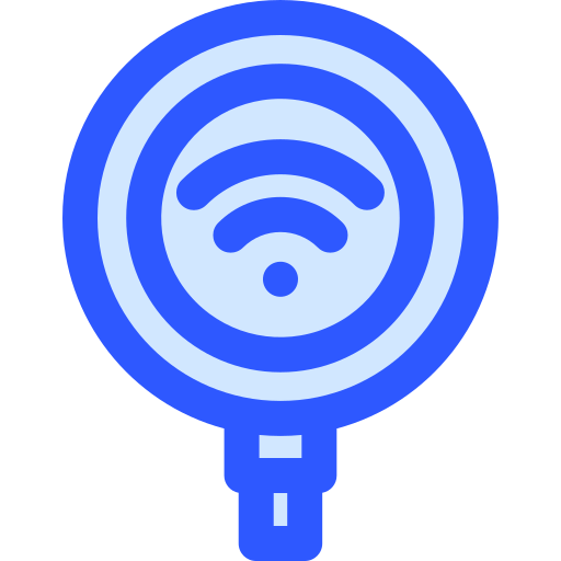 Wireless charging Generic Blue icon