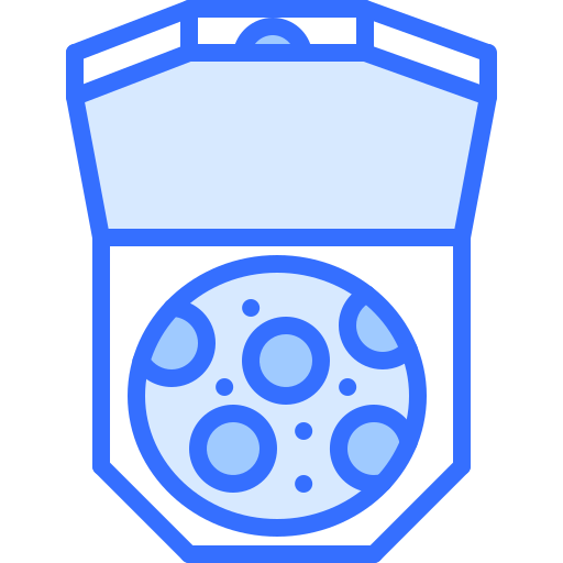 pizza Coloring Blue ikona