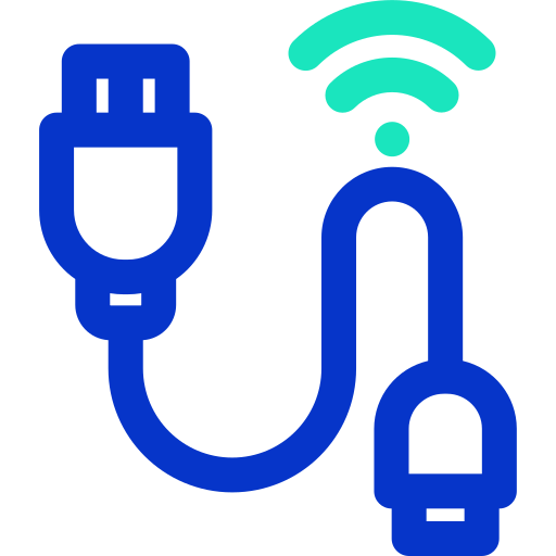 usb Generic Outline Color icon