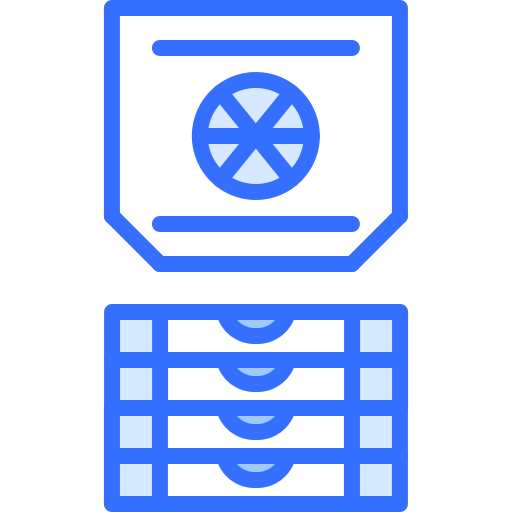 ピザ Coloring Blue icon