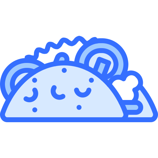 타코 Coloring Blue icon