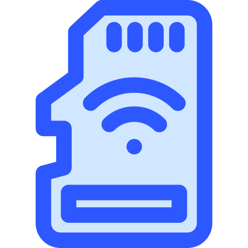 micro sd karte Generic Blue icon