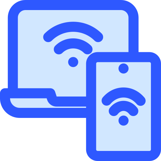 dispositivos electrónicos Generic Blue icono