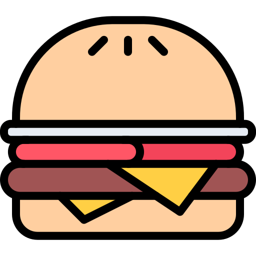 hamburger Coloring Color icona