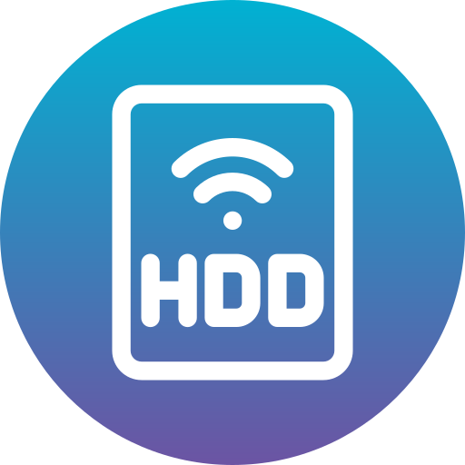 External hard drive Generic Flat Gradient icon