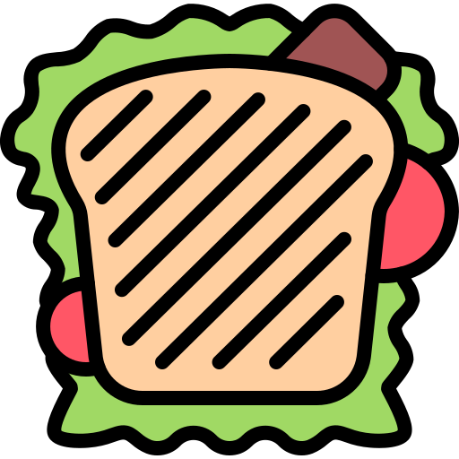 sandwich Coloring Color icon