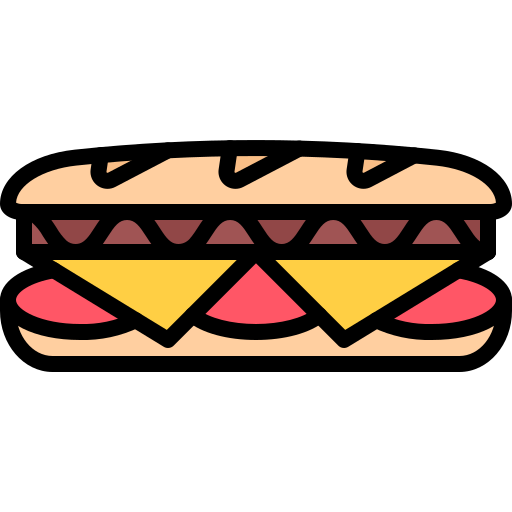 sandwich Coloring Color icona