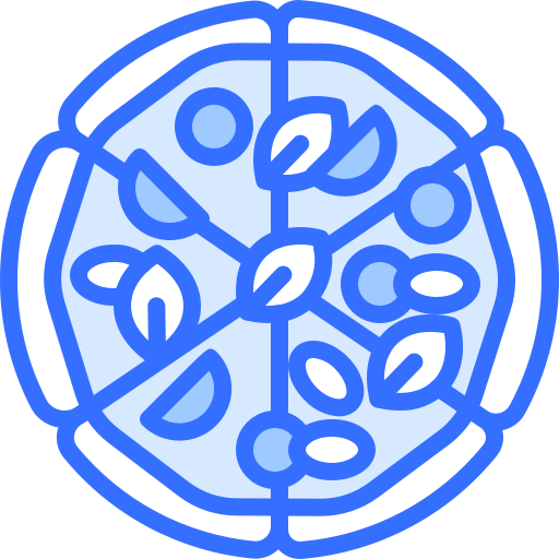 피자 Coloring Blue icon