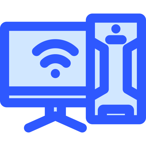 Personal computer Generic Blue icon