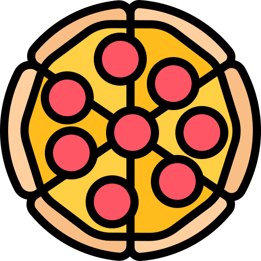 pizza Coloring Color icoon