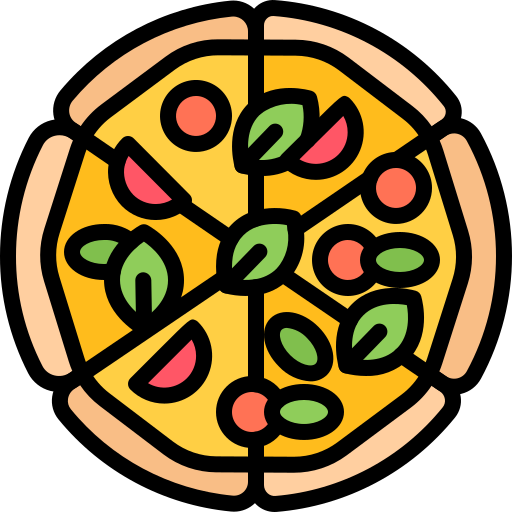 pizza Coloring Color icono