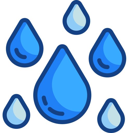 Drops Generic Outline Color icon