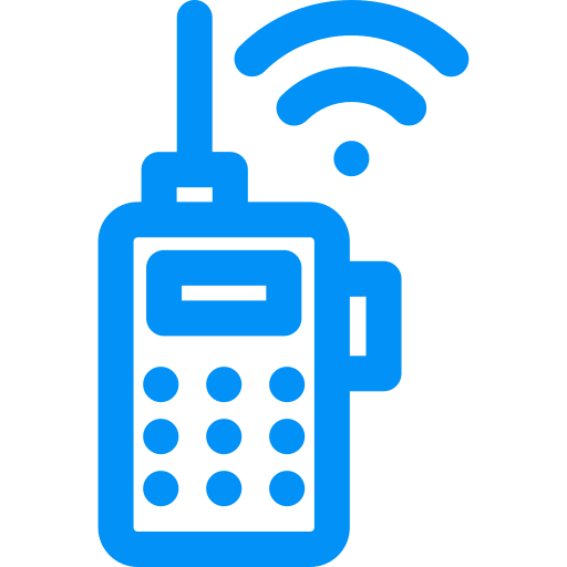 walkie-talkie Generic Simple Colors icono