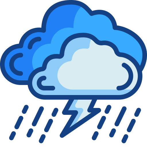 Storm Generic Outline Color icon