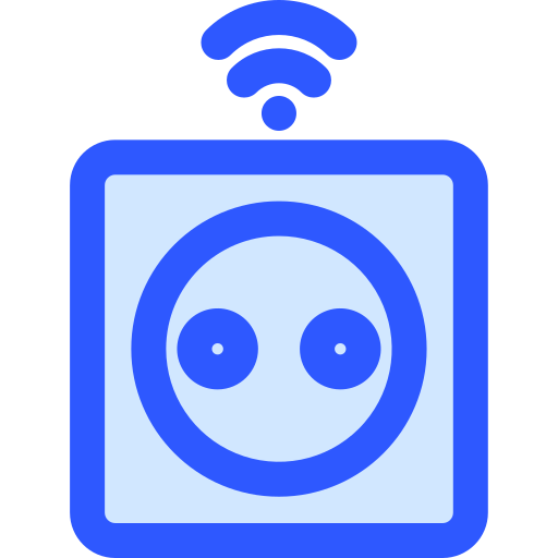 enchufe Generic Blue icono