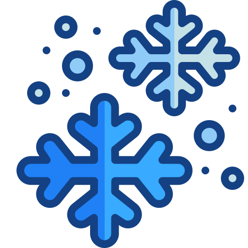 Снежинка Generic Outline Color иконка