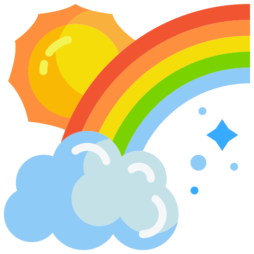 Rainbow Generic Flat icon