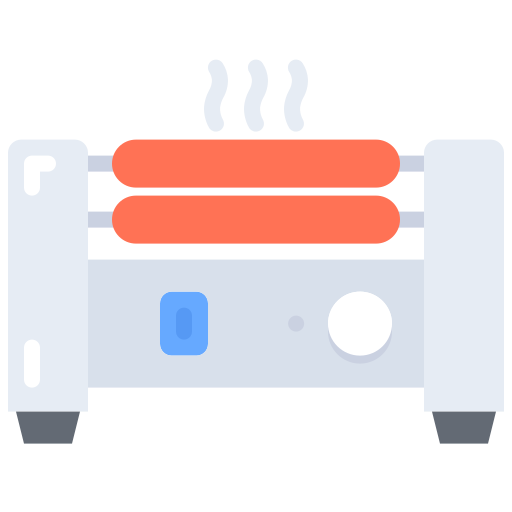 Grill Coloring Flat icon