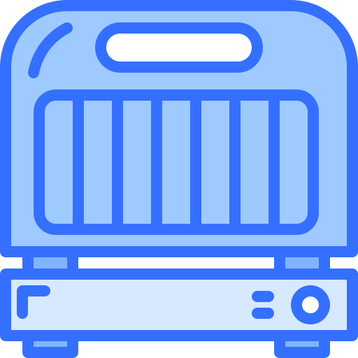 parrilla Coloring Blue icono