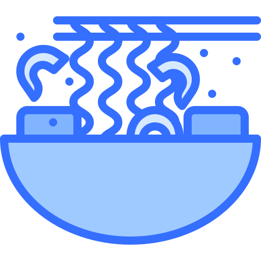 麺 Coloring Blue icon