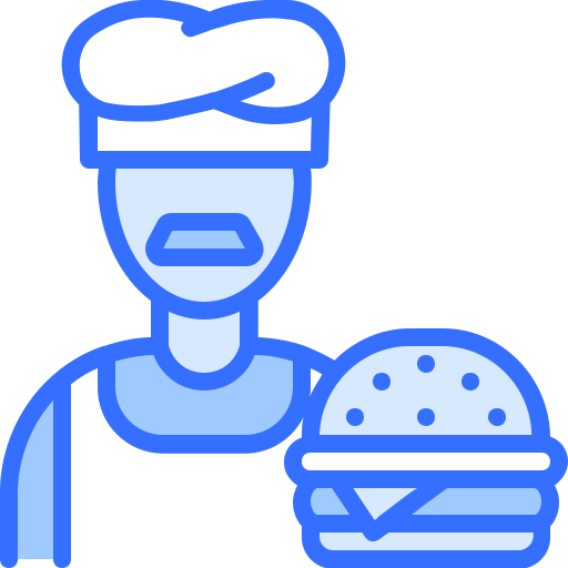шеф-повар Coloring Blue иконка