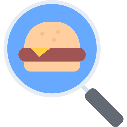 Burger Coloring Flat icon