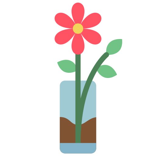 Flower Basic Miscellany Flat icon
