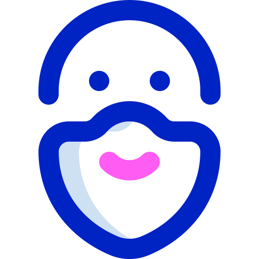 baard Super Basic Orbit Color icoon