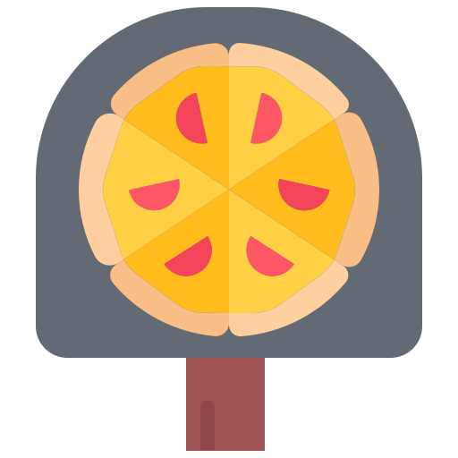 Pizza Coloring Flat icon