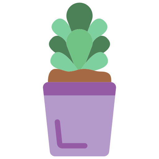 Succulent Basic Miscellany Flat icon