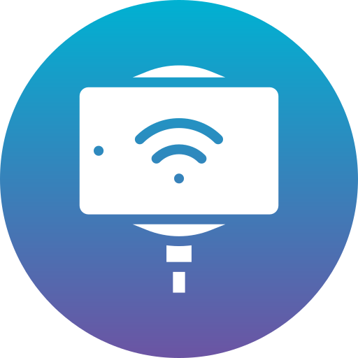 Wireless charging Generic Flat Gradient icon