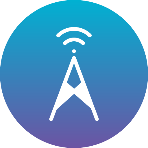 Antenna Generic Flat Gradient icon