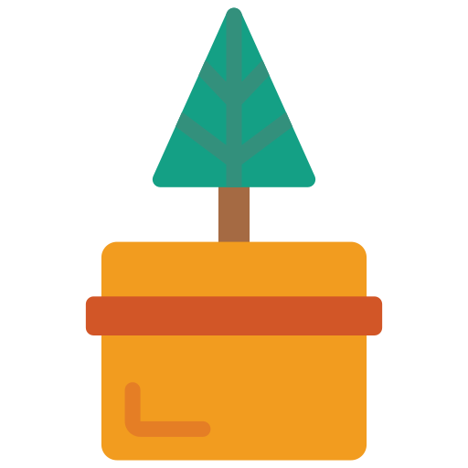 árbol de navidad Basic Miscellany Flat icono