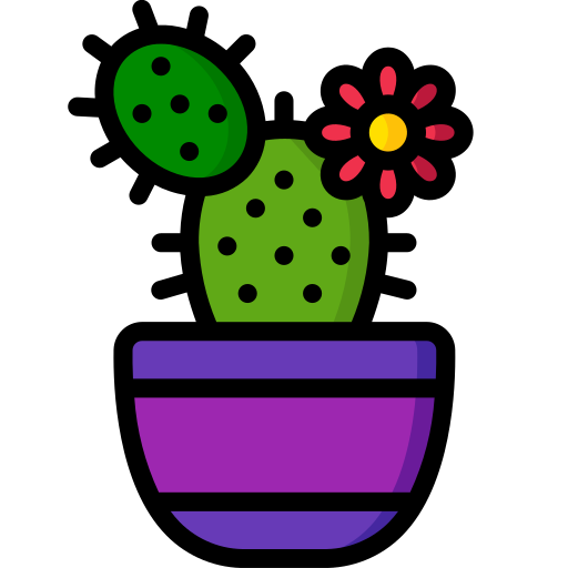 cactus Basic Miscellany Lineal Color icono