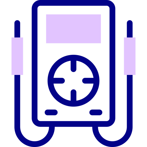 voltmètre Detailed Mixed Lineal color Icône