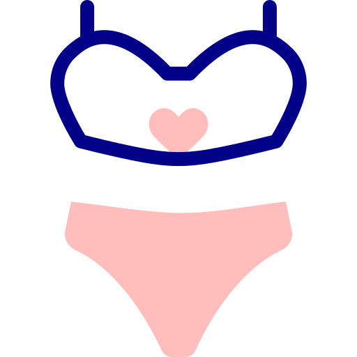 Lingerie Detailed Mixed Lineal color icon