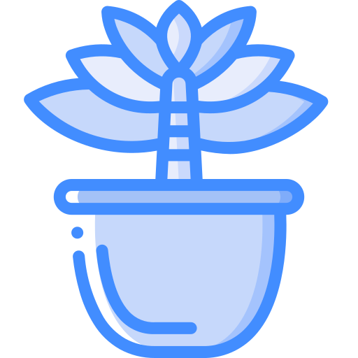 Plant Basic Miscellany Blue icon