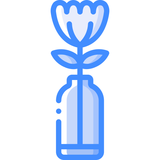 Flower Basic Miscellany Blue icon