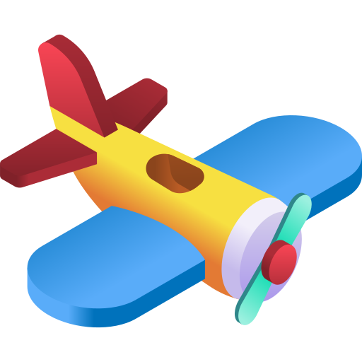 飛行機 Gradient Isometric Gradient icon