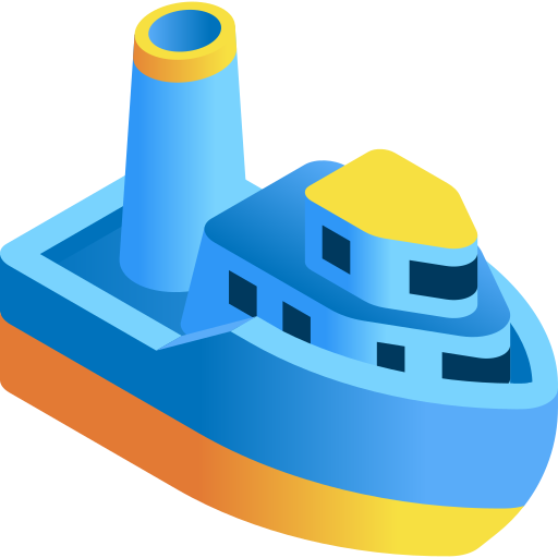 barco Gradient Isometric Gradient icono