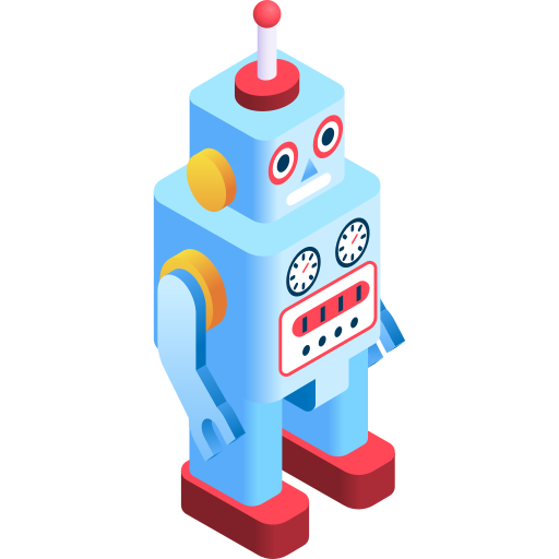 robot Gradient Isometric Gradient icono