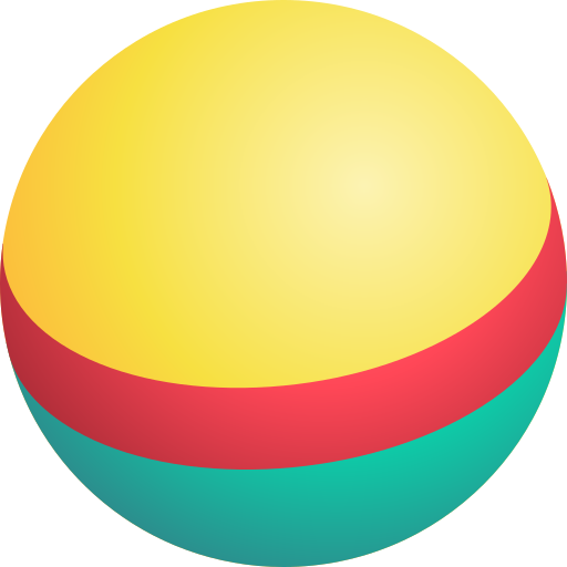 Ball Gradient Isometric Gradient icon